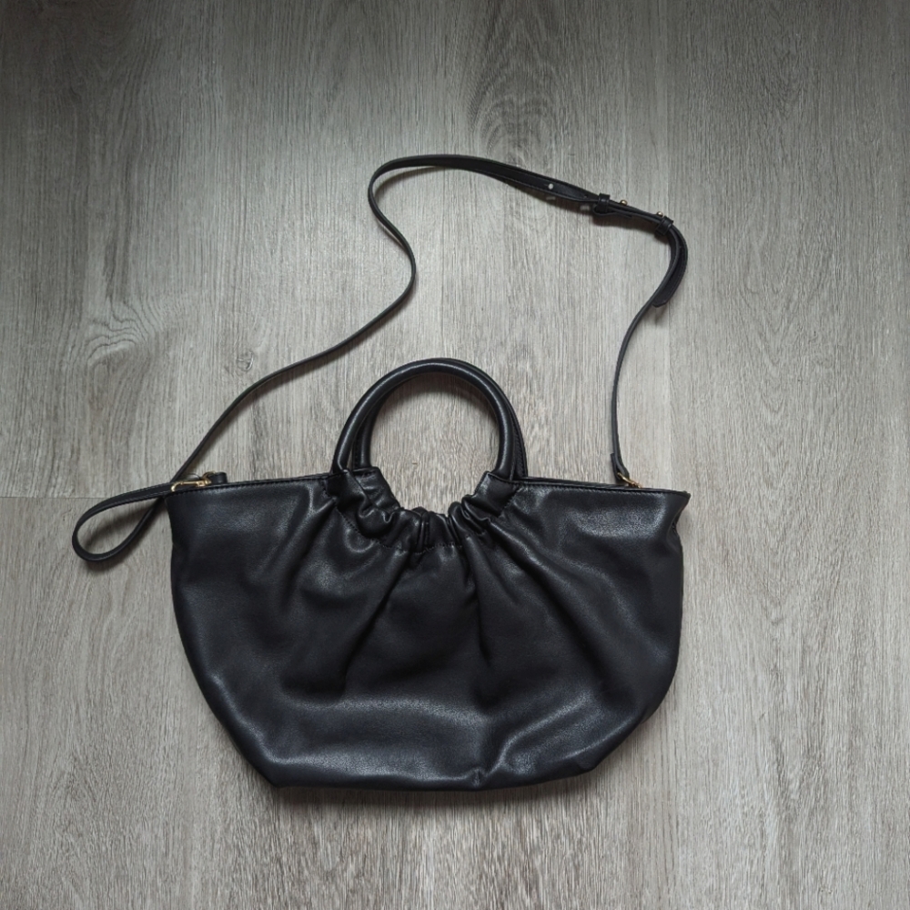 MANGO Small Satchel With Detachable Shoulder Strap